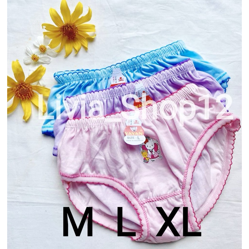 Yayan Celana Dalam Anak / Celana Dalam Anak Stiker Gambar / Celana Dalam Anak Katun