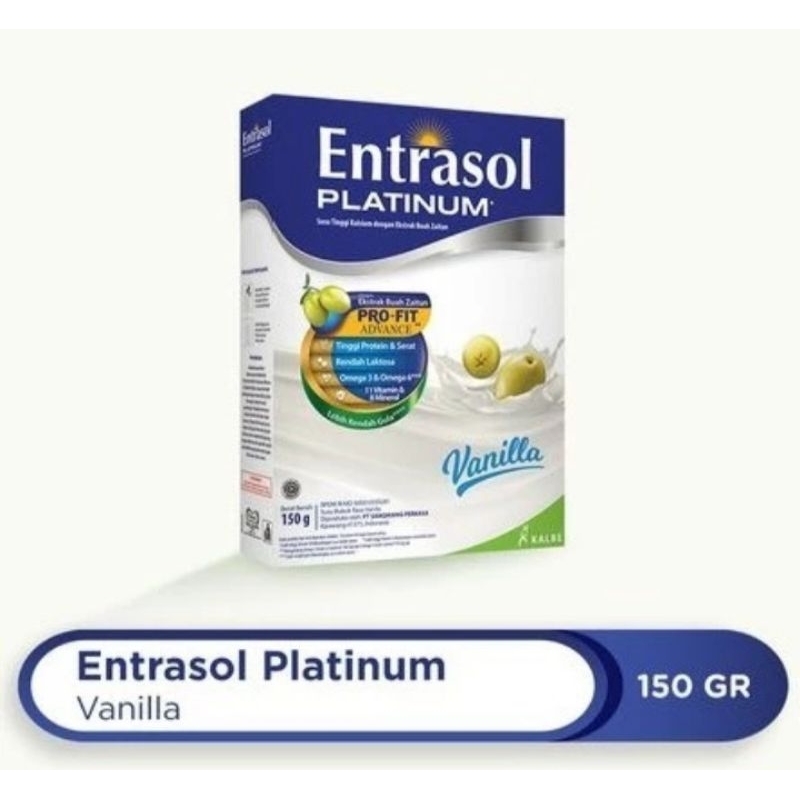 

Entrasol Platinum 150gr Vanila