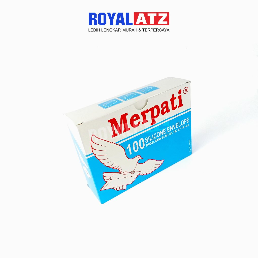 

Amplop Putih Polos Lem Merpati Model Banker No.110 Isi 100 Pcs