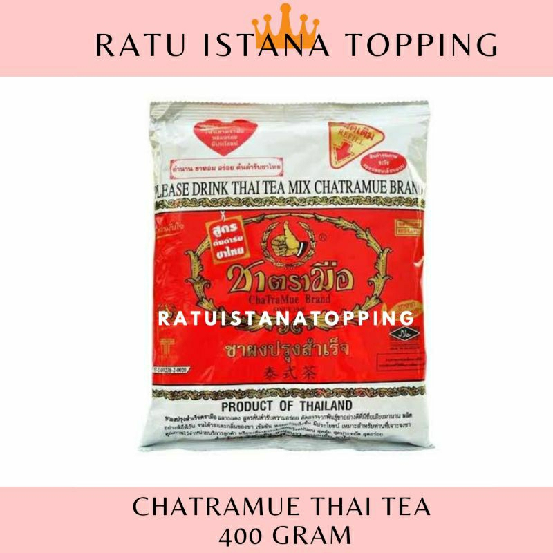 

THAI TEA MIX CHATRAMUE GREEN TEA MIX BUBUK TEH THAILAND BUBBLE MINUMAN KEKINIAN