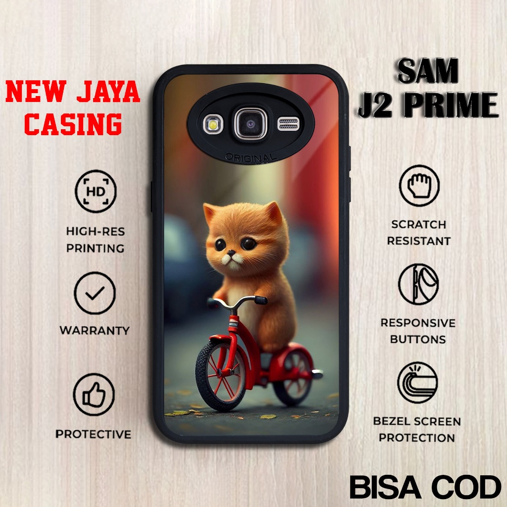 Casing Samsung J2 Prime Terbaru Kucing Lucu Case J2 Prime Termurah Hardcase Softcase Glossy Terlaris