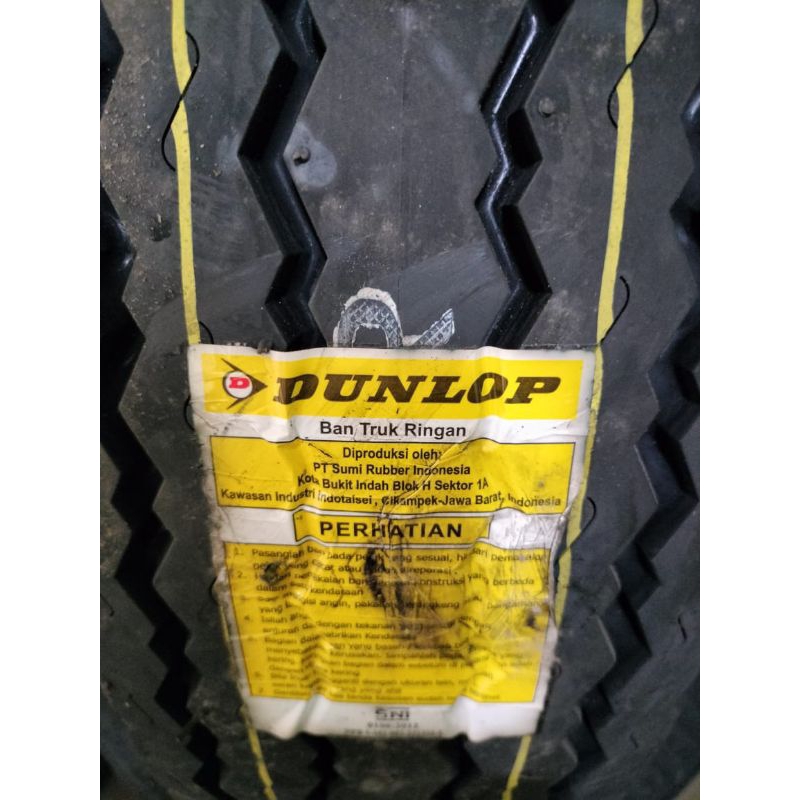 Ban luar Dunlop ragi cacing nylon ukuran 750-16