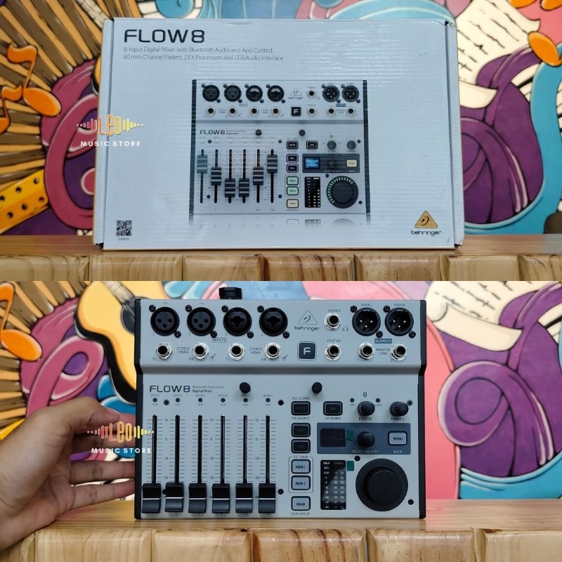 behringer flow mixer digital soundcard audio interface