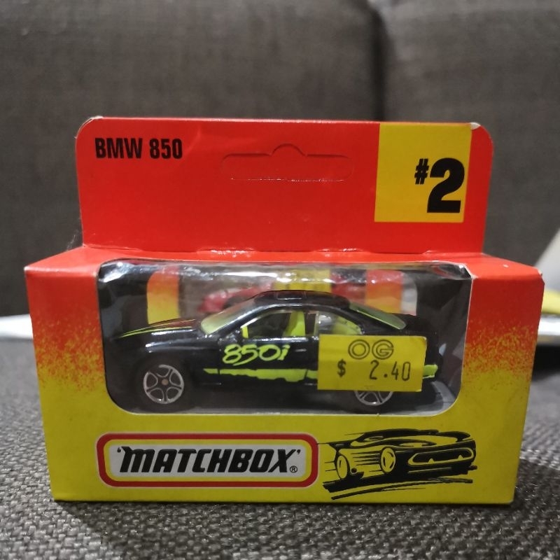 Matchbox Superfast BMW 850i Hitam no 2 850 1997