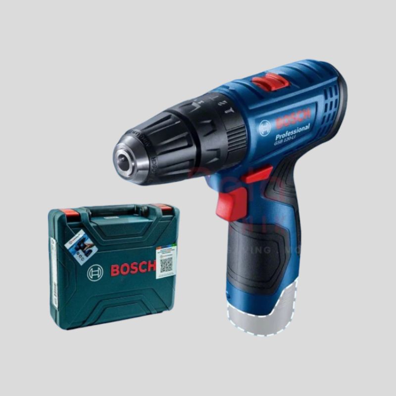 Bor Bosch Gsb 120 Li Bor baterai Bosch 12v Cordless hammer drill (Unit + Box)