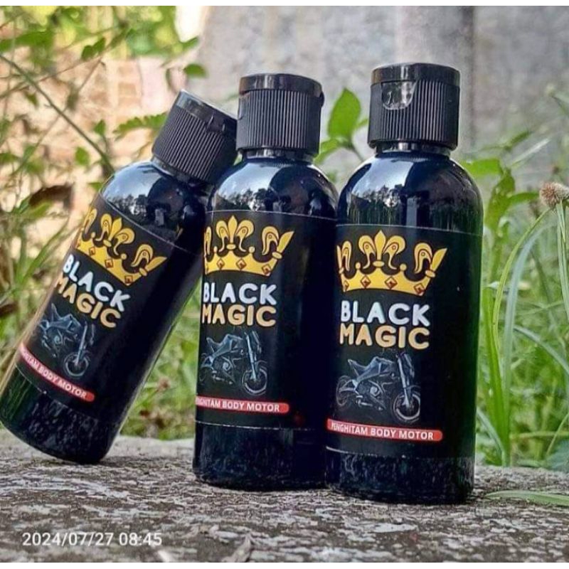 Semir penghitam body kasar motor Black Magic permanen
