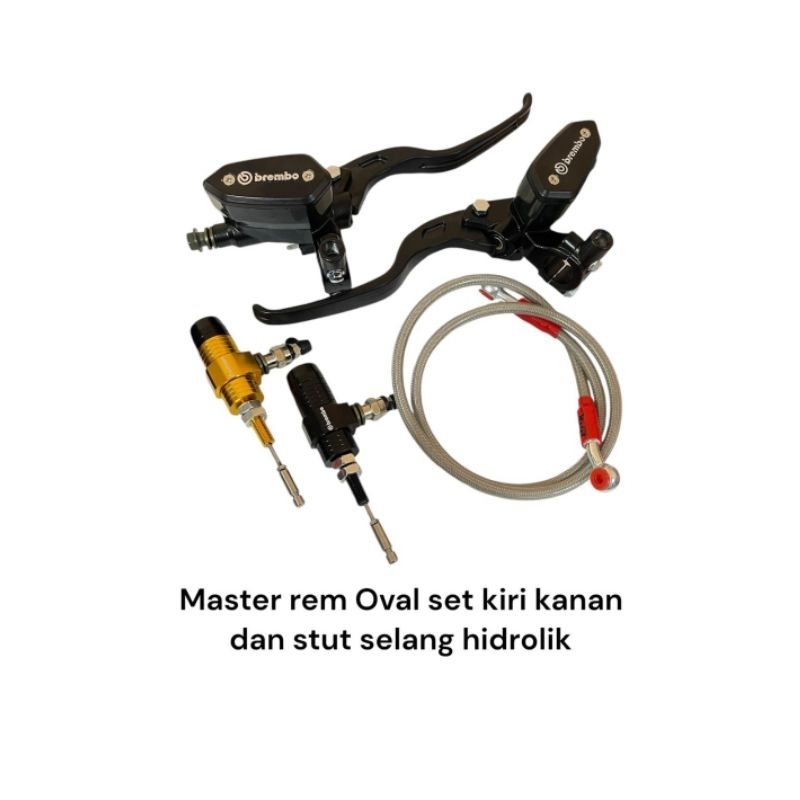 Master rem kopling hidrolik model rcb satu set stut selang pnp fu vixion ninja klx crf rx king dll