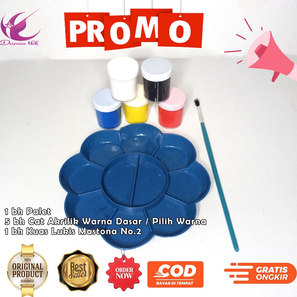 

Potongan Harga Paket Cat Lukis R5 Paket Alat Lukis