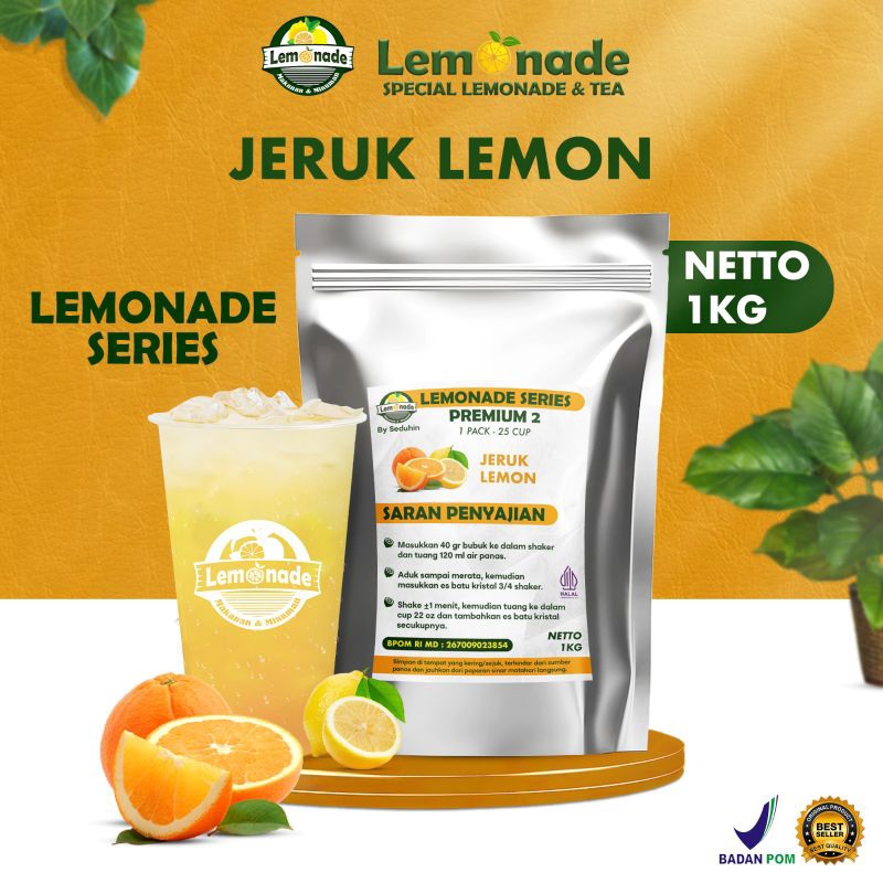 

Jeruk Mix Lemonade 1KG / Bubuk Minum Premium