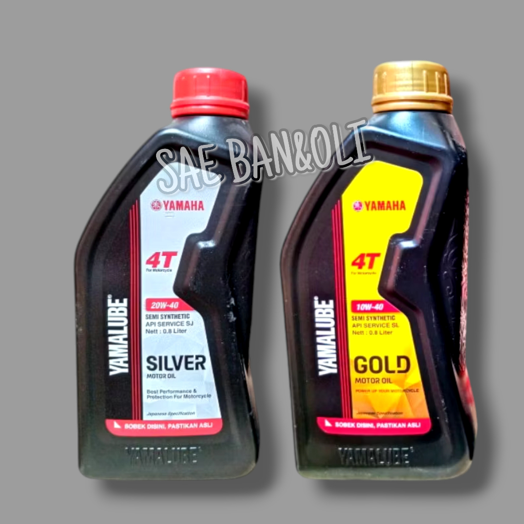 OLI YAMALUBE SILVER 800ml & YAMALUBE GOLD 800ml Oli motor Yamaha Oli Motor Bebek