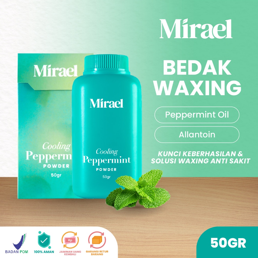 MIRAEL Cooling Peppermint Waxing Powder 5gr KODE B7H7