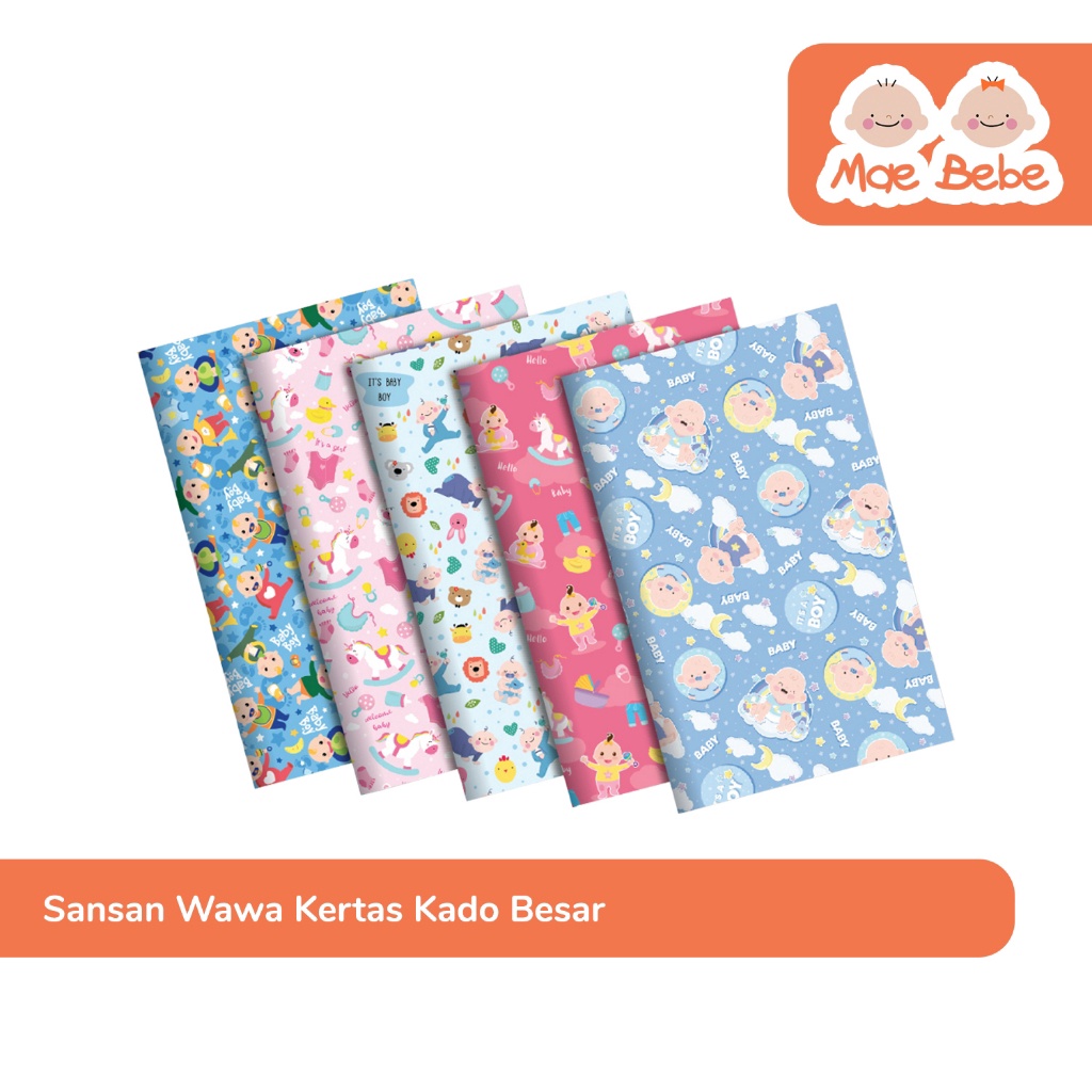 

Diskon Happyshop Sansan Wawa Kertas Kado Besar A94