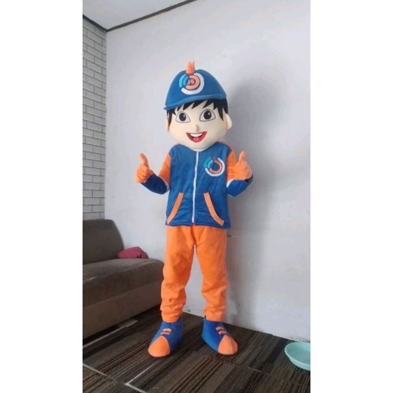 KODE P78R Kostum mascot Boboiboy merah