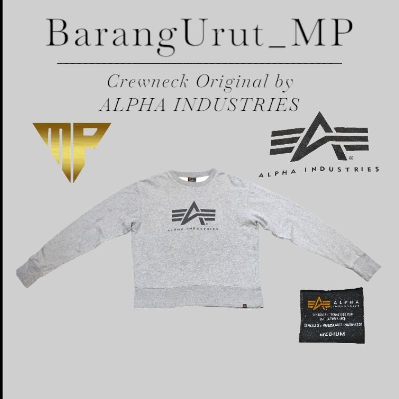Crewneck Original brand ALPHA INDUSTRIES second