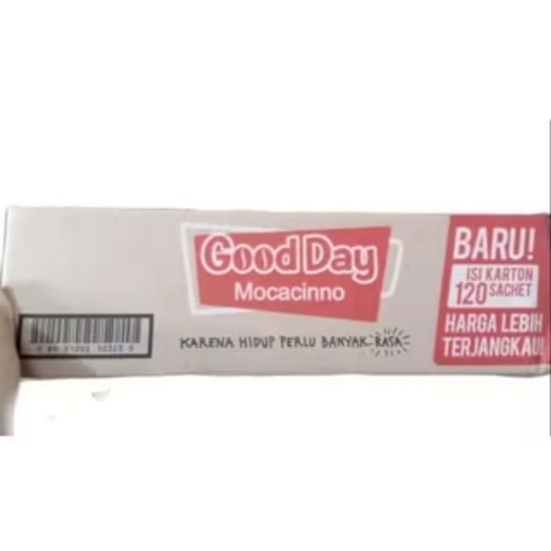 

Good Day 3 In 1 Kopi Instan 1 Dus isi 12 Renceng x 10 Pcs Vanilla Latte Original Carrebian Nut Chococcino Collin Mocacinno