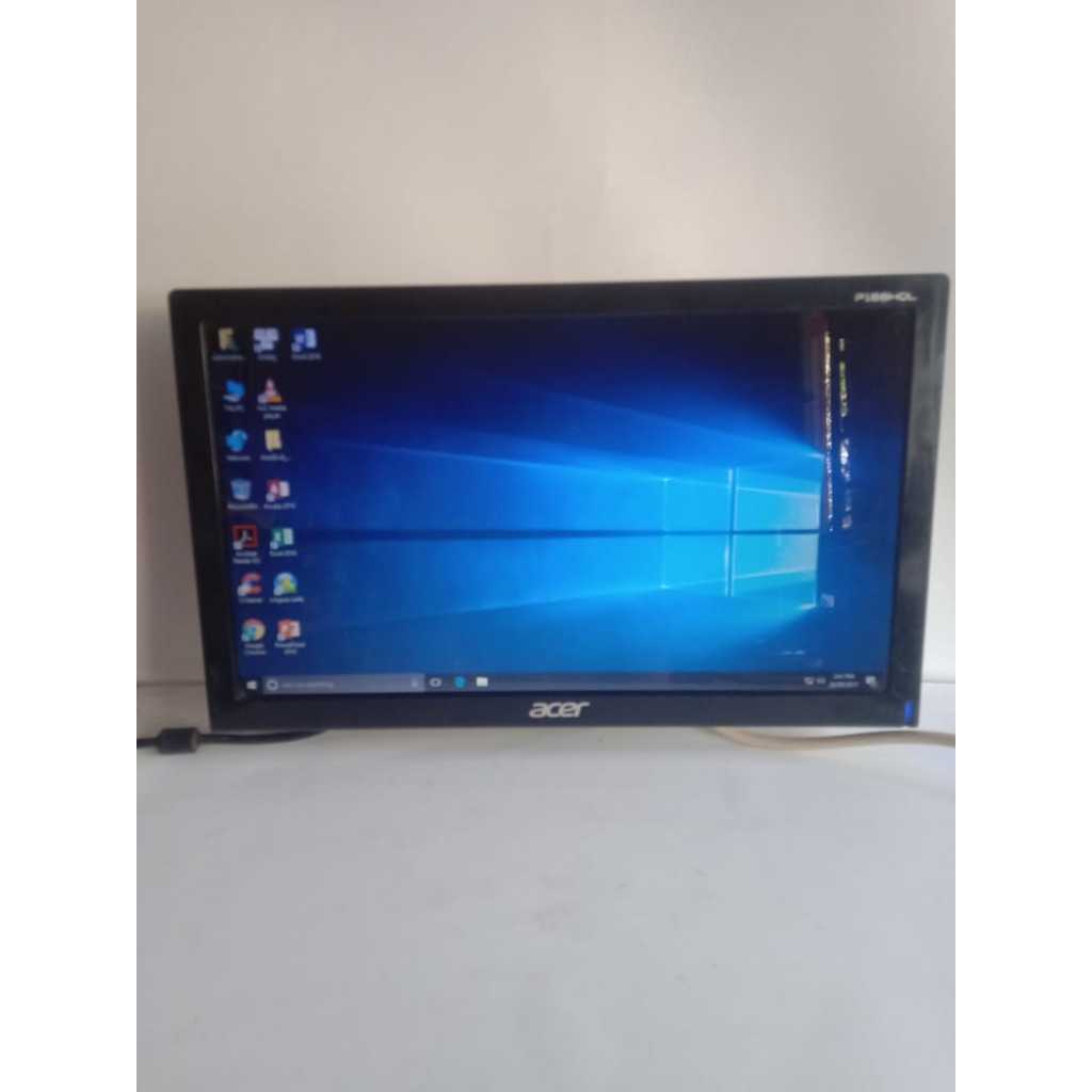 lcd monitor acer p166hql  kondisi layar jernih minus tanpa kaki