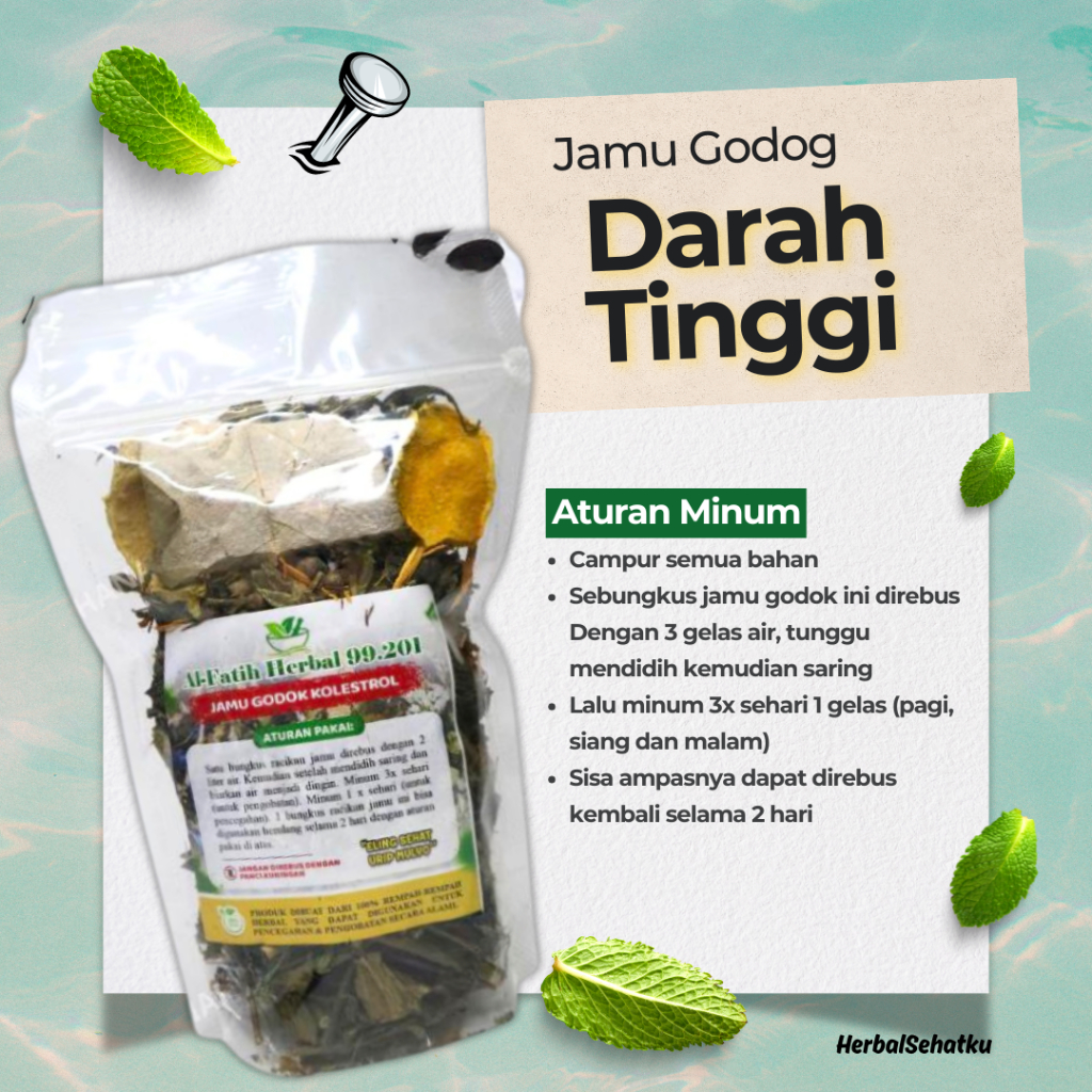 

Herbal Sehatku - Herbal Godoog - Jamu Godog / Godok / Rebus Tekanan Darah Tinggi