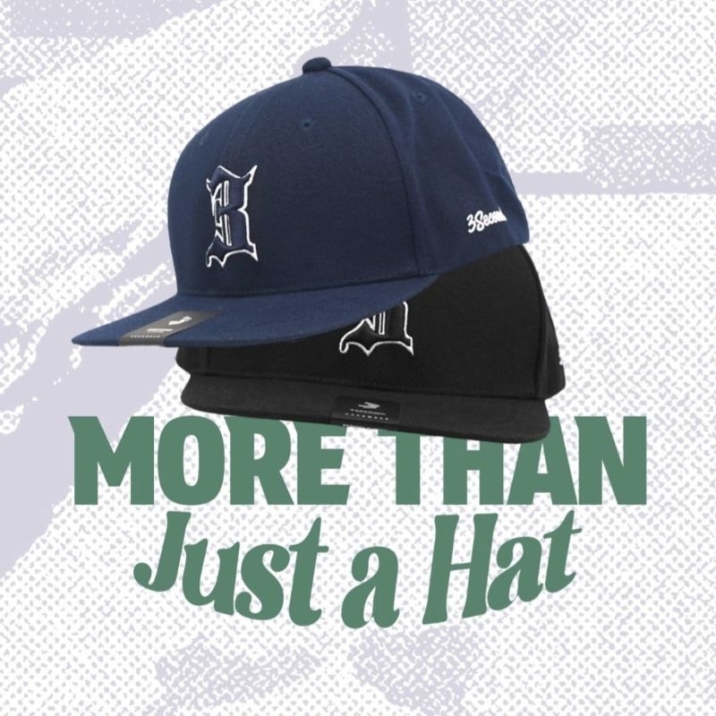 3SECOND Topi Snapback Pria Original