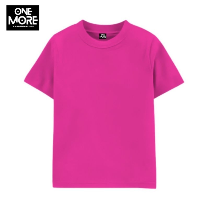KAOS POLOS ANAK PINK FANTA/KAOS POLOS PINK FANTA