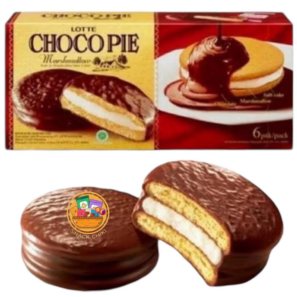 

Lotte Chocopie 28gr ( Isi 12pcs ) / Choco pie coklat cokelat keju Marshmallow