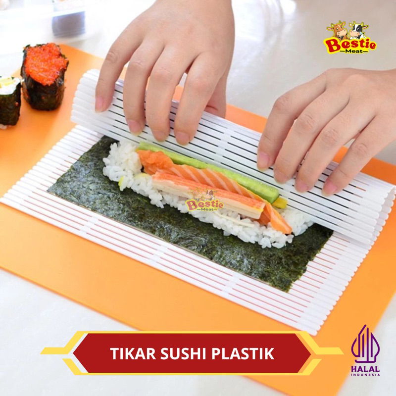 Tikar Sushi Roll Penggulung Sushi Kimbab ( Plastik )