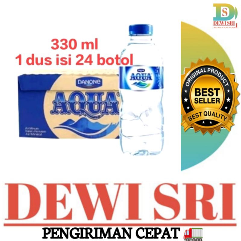 

Aqua Botol 330ml 1Dus isi 24 Botol