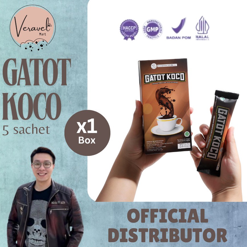 

Pasti Terjamin Kopi Gatot Koco By dr Richard Lee Kopi GatotKoco Privasi Aman 1 Box isi 5 Sachet BPOM DR HEN Gatot kaca instant coffee 3 in 1