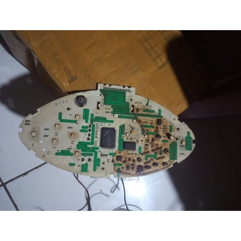 mesin sepidometer PCB Honda karisma songket hijau original copotan