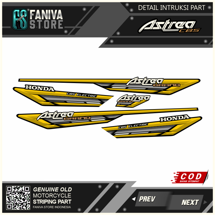 STRIPING ASTREA / STRIPING GRAND / STRIPING ASTREA BULUS / STRIPING ASTREA GRAND