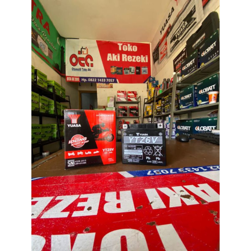 AKI MOTOR KERING YUASA YTZ6V