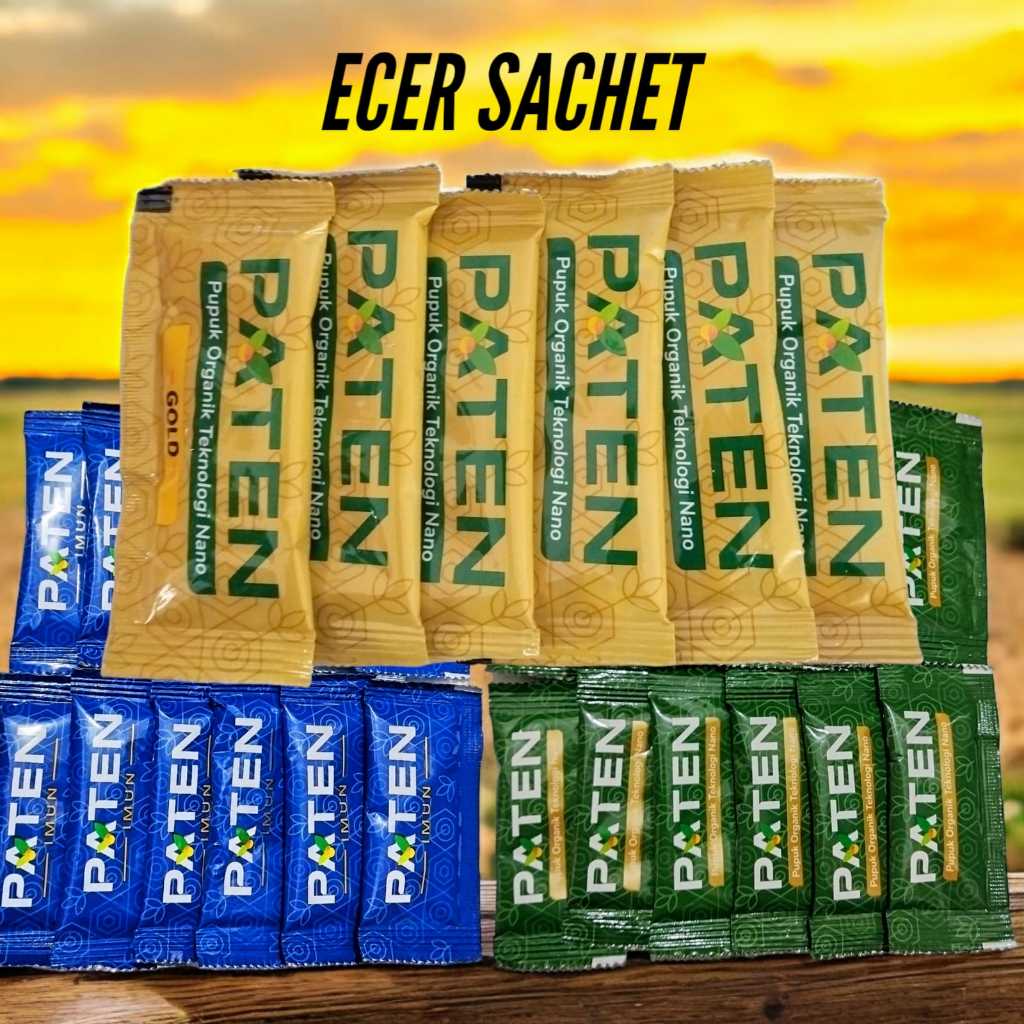 PUPUK PATEN GOLD / PATEN HIJAU / PATEN BIRU | PUPUK PATEN TEKNOLOGI NANO - 1 SACHET