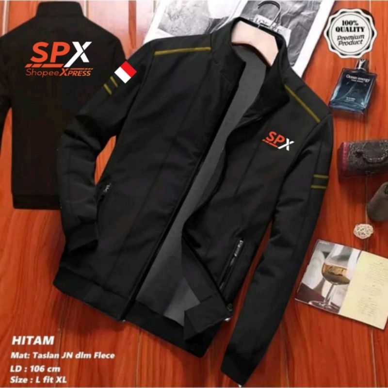 JAKET KURIR DRIVER SPX EXPRES KEREN WINDPROFF BOLAK-BALIK