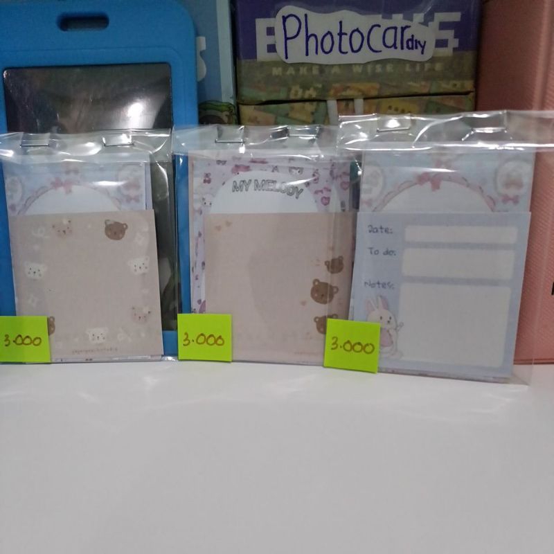 

( cek deskripsi) memo pad