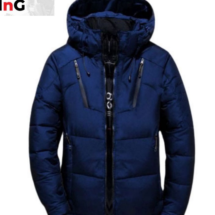 KI3 Jaket Anti Air Pria Wanita Tebal Wateroof Windproof Winter Puffer Musim Dingin Gunung Pendaki