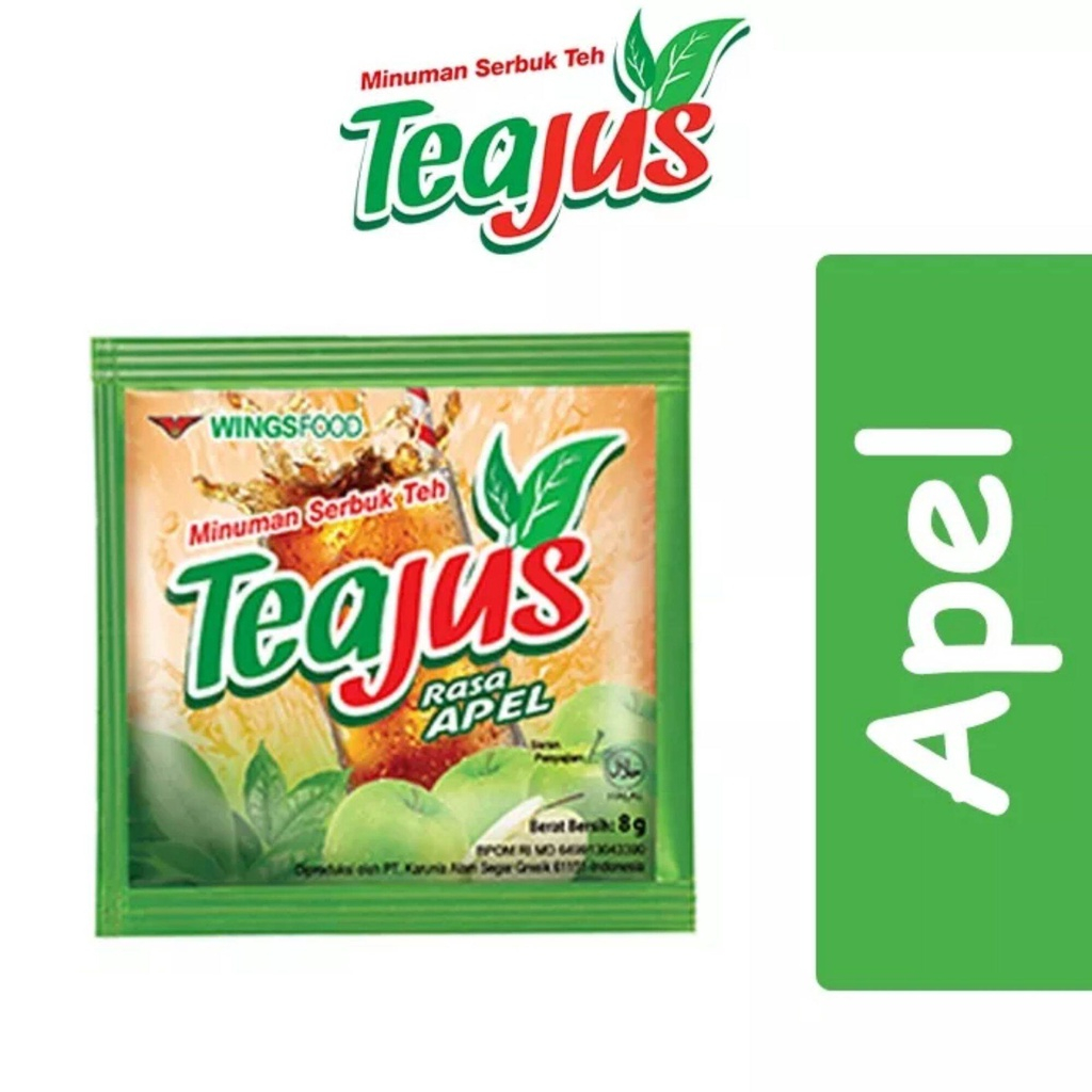 

1 Pak Tea Jus Apel Isi 6 Renceng x 10 Sachet