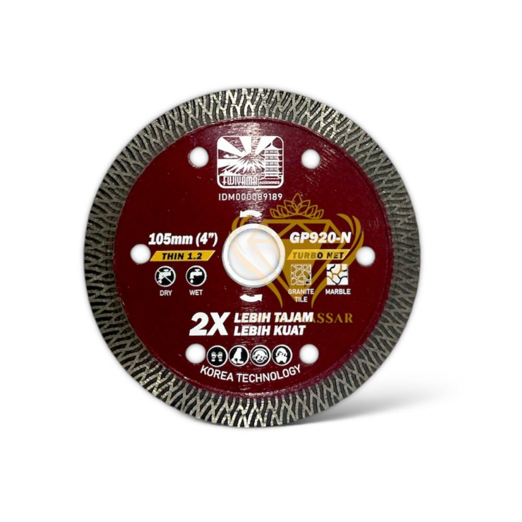 FUJIYAMA Diamond Wheel 4″ Turbo Net