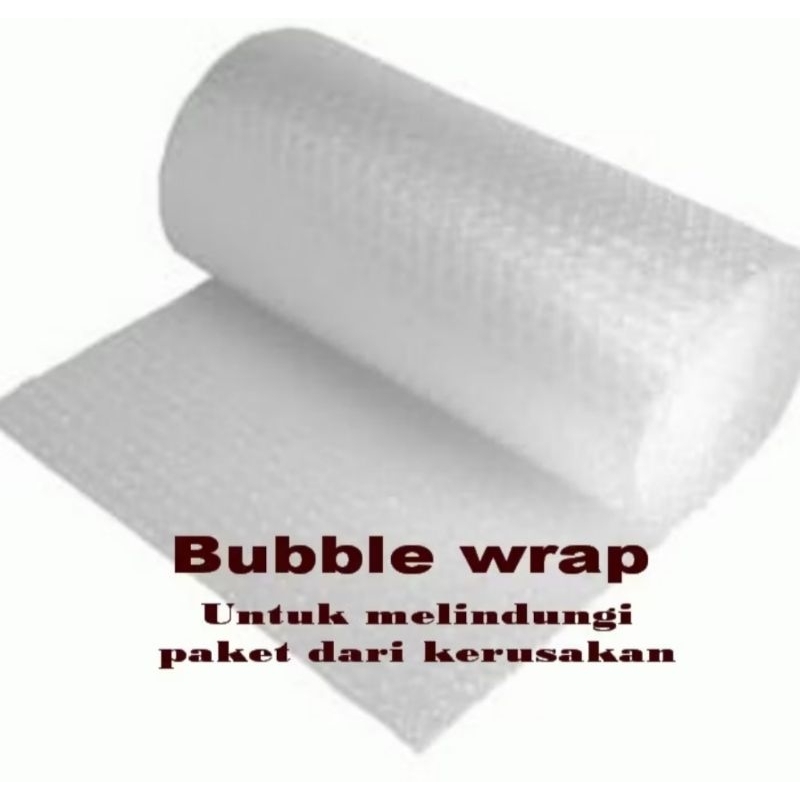 

Tambahan packing dengan Bubble Wrap