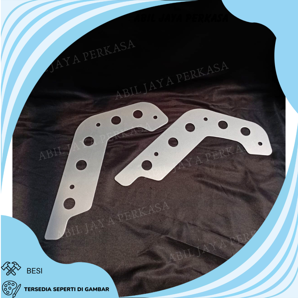 COVER SKIDPLATE KANAN KIRI XSR155 TUTUP PELINDUNG TUTUP SKID PLATE SAMPING MOTOR XSR 155 WARNA SILVE