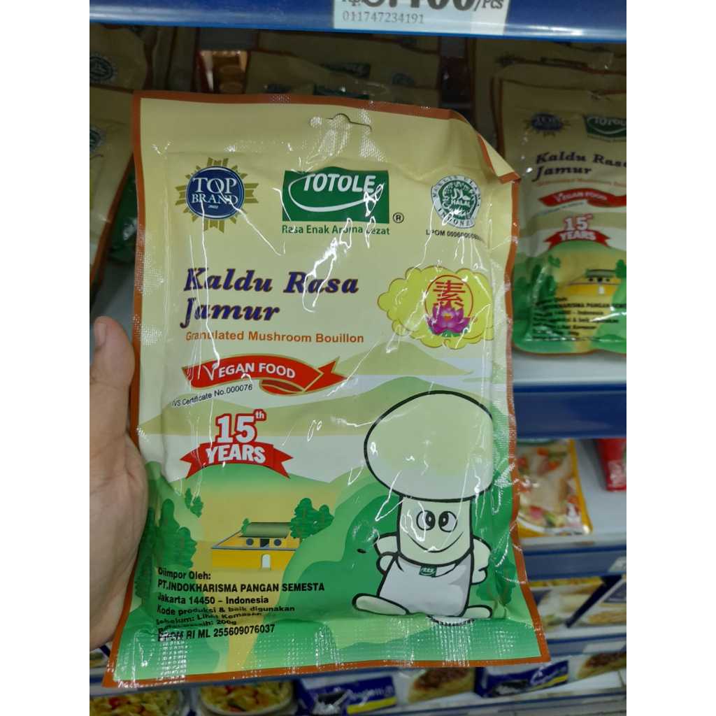 

TOTOLE GRANUL MUSH 200 GRAM