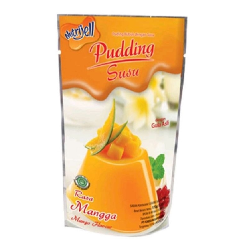 

NUTRIJELL PUDING RASA MANGGA/COKLAT/STRAWBERRYExpired des 2026