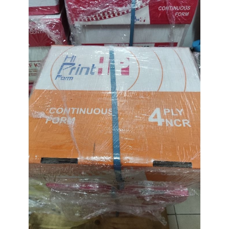 

CONTINUOUS FORM 4 PLY 9.5 X 11/2 INCH (ISI 1000 SHEETS, UKURAN DIBAGI 2) HI PRINT