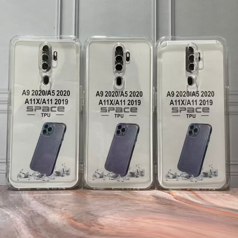 Case Clear Space Tpu Oppo A5 2020 Oppo A9 2020 Oppo A1k Realme C2 SoftCase Casing Bening Transparan 