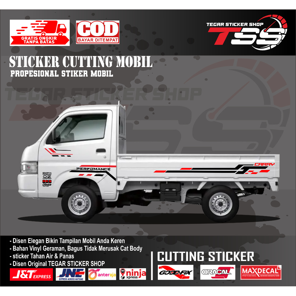 sticker mobil carry sticker mobil suzuki carry sticker mobil pickup keren sticker variasi body mobil