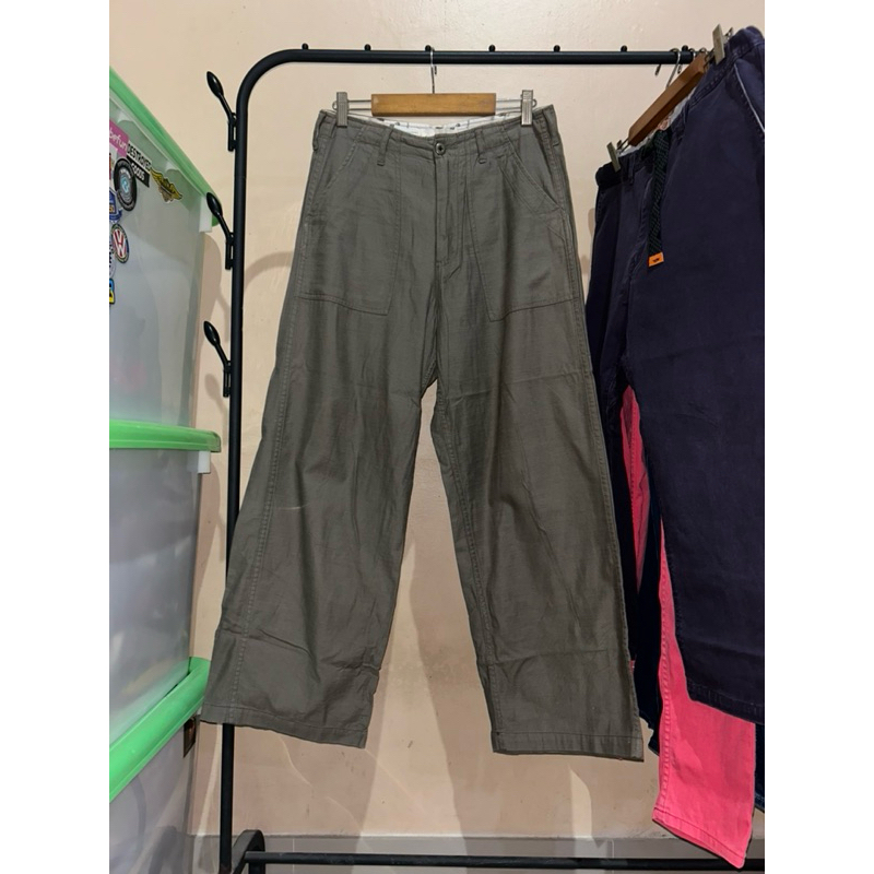 Celana Panjang Naughty Dog / Fatique Pants / Army Green Size 28