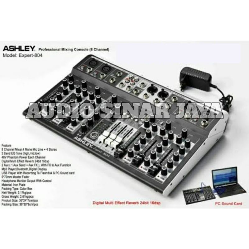 Mixer Ashley Expert 804 ( 8 Channel )