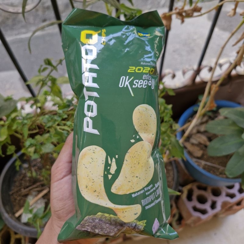 

POTATOQ CHIPS KRIPIK KENTANG RASA RUMPUT LAUT 22g