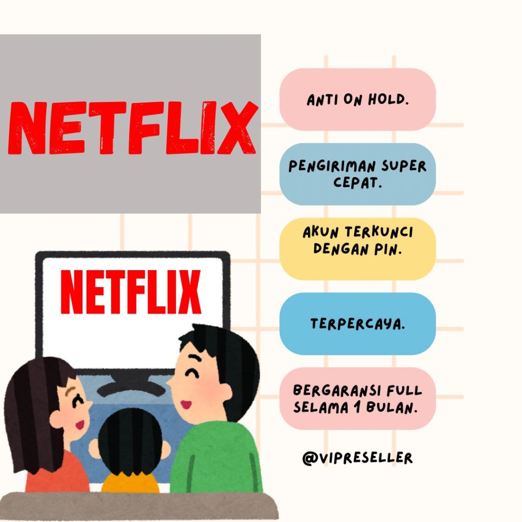 NETFLIX PREMIUM SUPER UHD 31 HARI