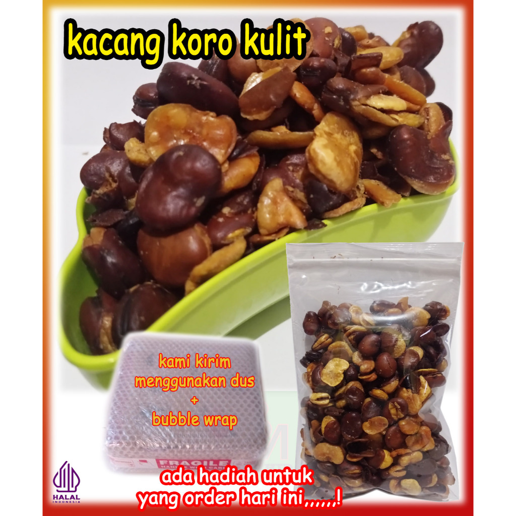 

Kacang Koro Kacang Pedang Kulit Premium Asin Gurih/kacang koro/ 200 gram