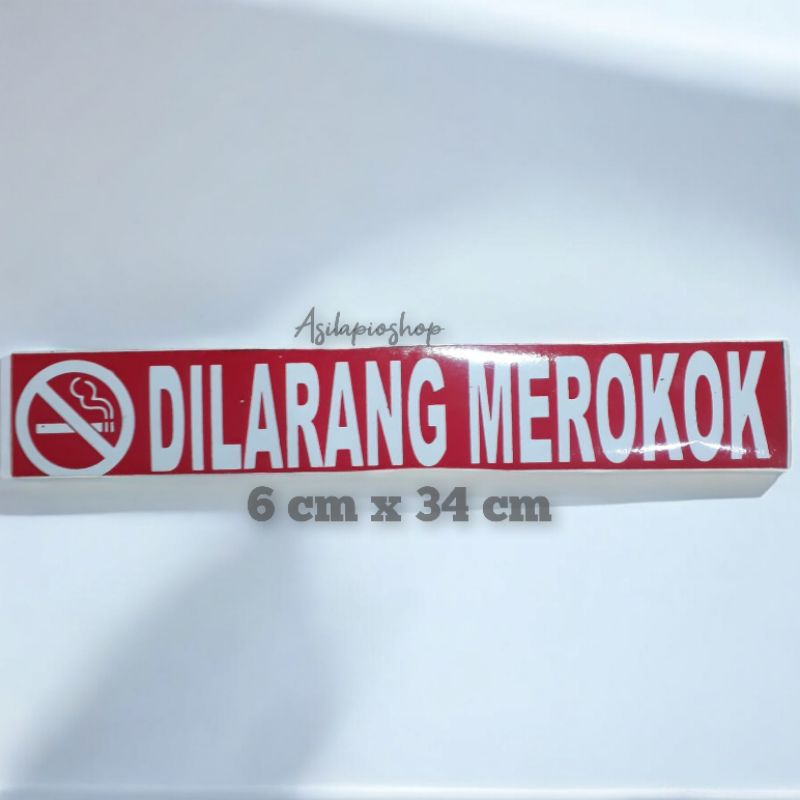 

Stiker no smokiing,/dilarang merokok