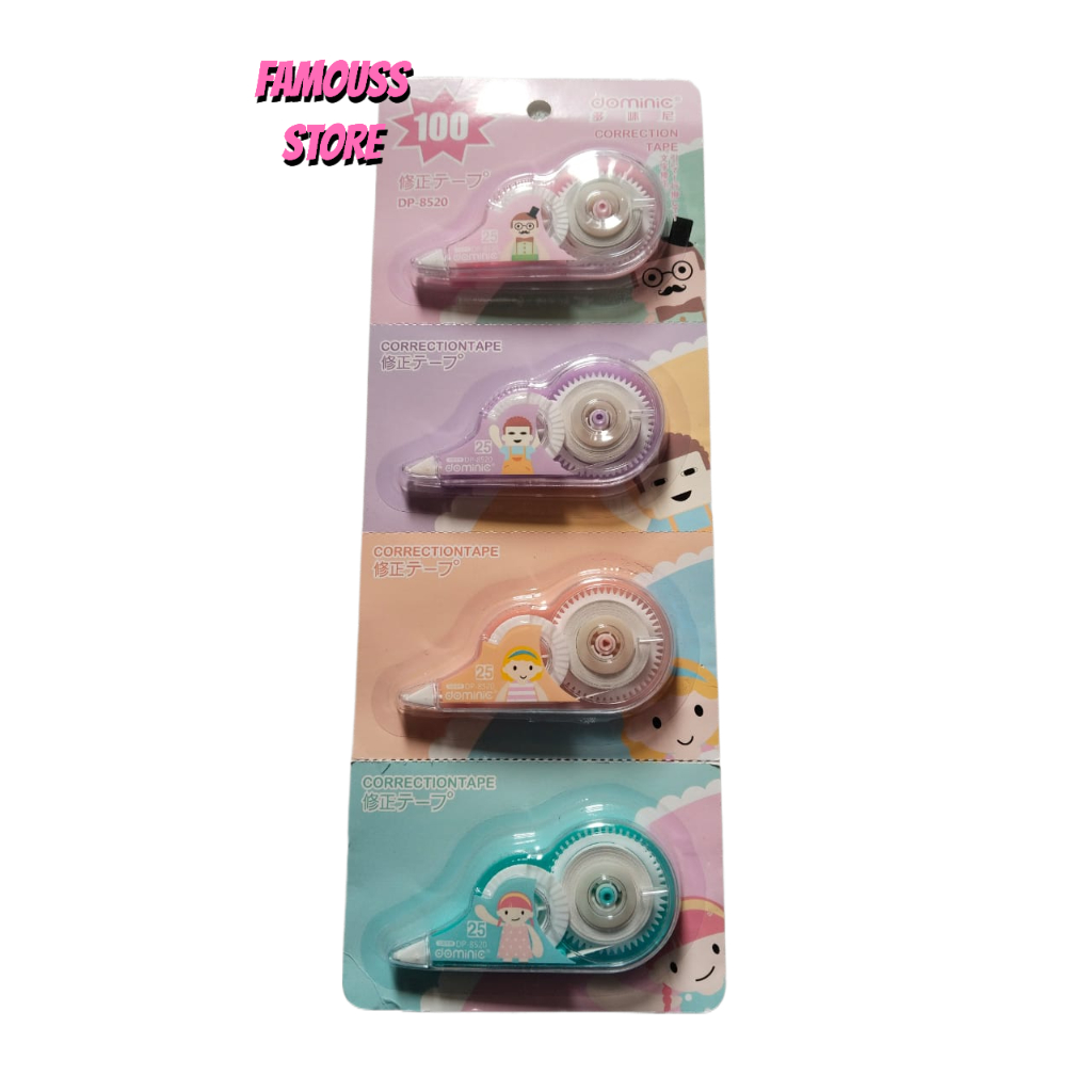 

Pita Koreksi Correction Tape DOMINIC DP-8520 Tip-ex kertas